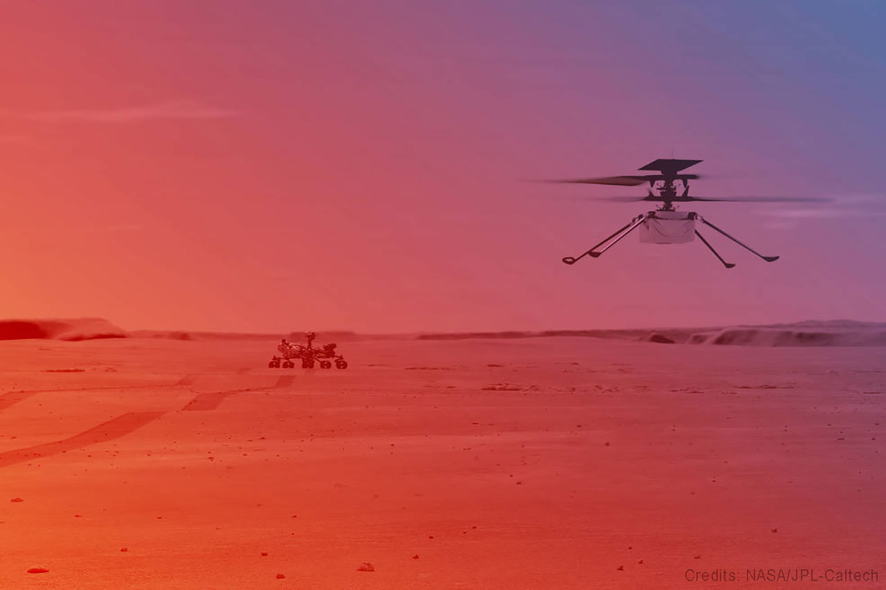 Ingenuity Mars first drone flight